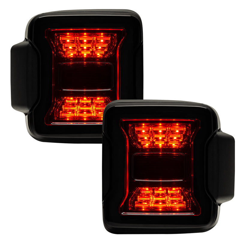 Oracle Jeep Wrangler JL Black Series LED Tail Lights - Black Ops Auto Works
