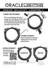 Load image into Gallery viewer, Oracle Jeep Wrangler JL/ Gladiator JT Adjustable 7in. Headlight Brackets (Pair) - Black Ops Auto Works