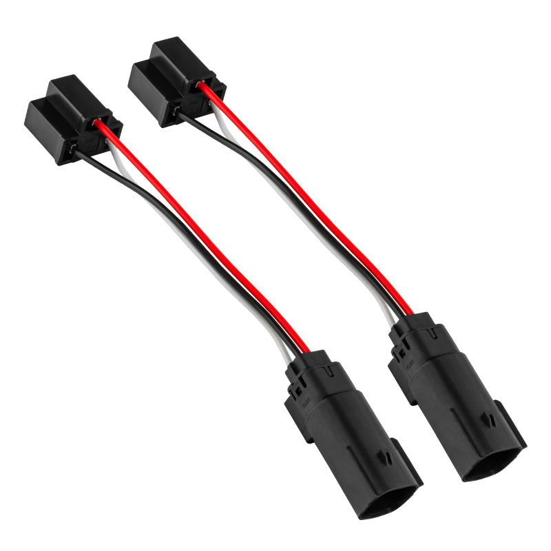 Oracle Jeep Wrangler JL Plug & Play H4 Headlight Wiring Adapter (Pair) - Black Ops Auto Works