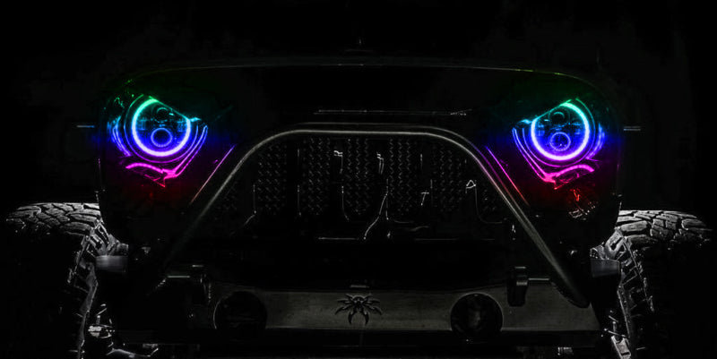 Oracle Jeep Wrangler JL/Gladiator JT 7in. High Powered LED Headlights (Pair) - Dynamic - Dynamic - Black Ops Auto Works