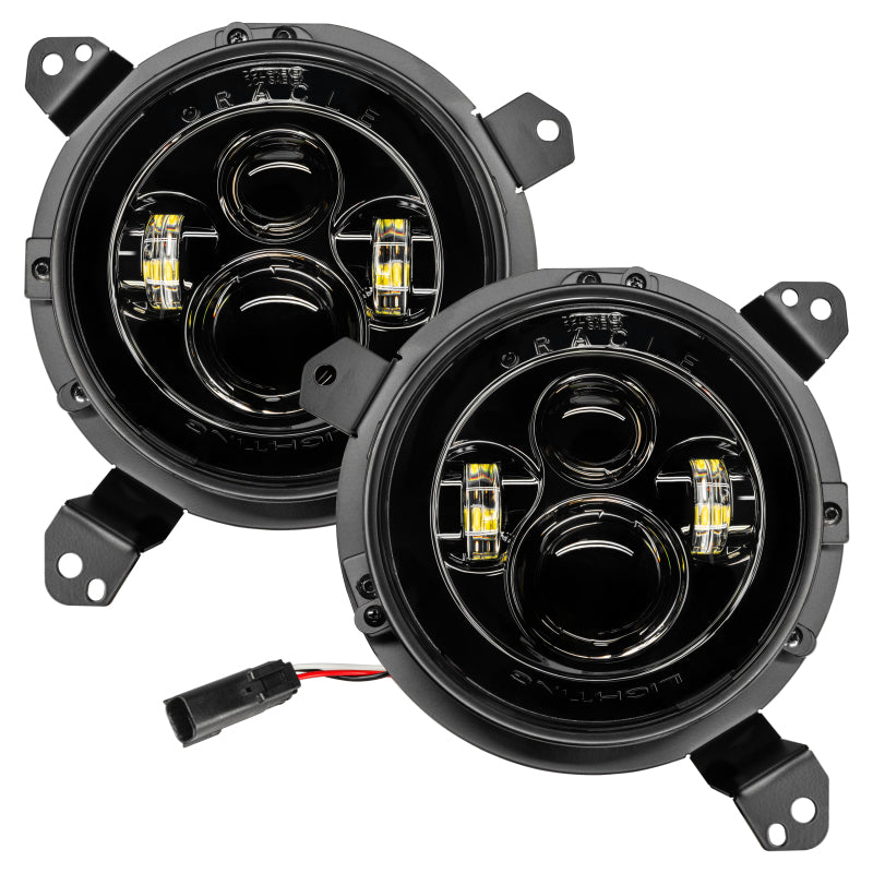 Oracle Jeep Wrangler JL/Gladiator JT 7in. High Powered LED Headlights (Pair) - No Halo - Black Ops Auto Works