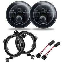Load image into Gallery viewer, Oracle Jeep Wrangler JL/Gladiator JT 7in. High Powered LED Headlights (Pair) - No Halo - Black Ops Auto Works