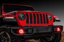 Load image into Gallery viewer, Oracle Jeep Wrangler JL/Gladiator JT LED Surface Mount Fog Light Halo Kit - ColorSHIFT - Black Ops Auto Works