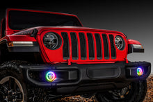 Load image into Gallery viewer, Oracle Jeep Wrangler JL/Gladiator JT LED Surface Mount Fog Light Halo Kit - ColorSHIFT - Black Ops Auto Works