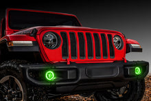 Load image into Gallery viewer, Oracle Jeep Wrangler JL/Gladiator JT LED Surface Mount Fog Light Halo Kit - ColorSHIFT - Black Ops Auto Works