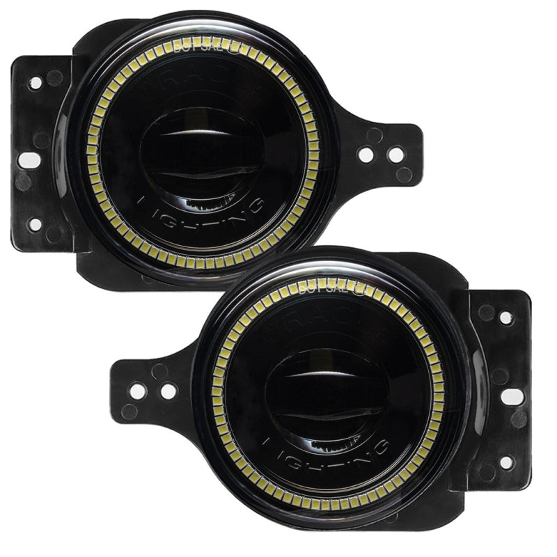 Oracle Jeep Wrangler JL/Gladiator JT Sport High Performance W LED Fog Lights - White - Black Ops Auto Works
