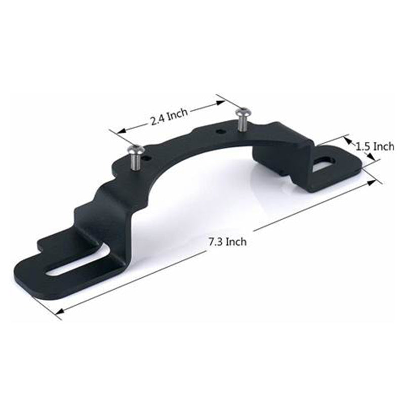 Oracle LED Fog Light Adapter Brackets for Steel Bumper Wrangler - Black Ops Auto Works