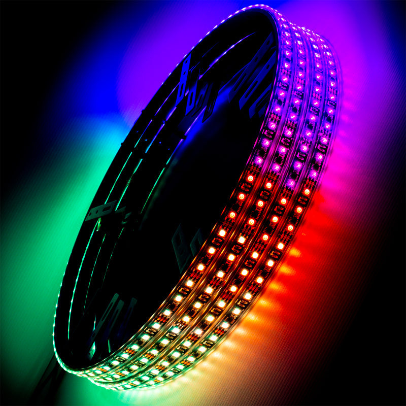 Oracle LED Illuminated Wheel Rings - ColorSHIFT Dynamic - ColorSHIFT - Dynamic - Black Ops Auto Works