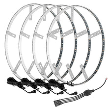 Load image into Gallery viewer, Oracle LED Illuminated Wheel Rings - White - Black Ops Auto Works