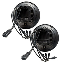Load image into Gallery viewer, ORACLE Lighting 07-18 Jeep Wrangler JK Oculus 7in. ColorSHIFT Bi-LED Projector Headlights - Black Ops Auto Works
