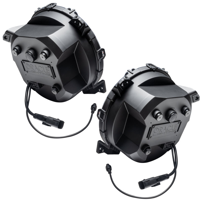 Oracle Lighting 18-22 Jeep Wrangler JL / 20-22 Jeep Gladiator JT Oculus Bi-LED Projector Headlights - Black Ops Auto Works