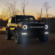 Load image into Gallery viewer, ORACLE Lighting 21-22 Ford Bronco Triple LED Fog Light Kit for Steel Bumper - White - Black Ops Auto Works