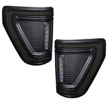 Load image into Gallery viewer, Oracle Lighting 21-24 Ford F-150 (Black Series) Flush Style LED Tail Lights ORACLE Lighting ORL5910-504-T
