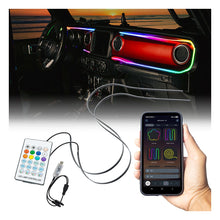 Load image into Gallery viewer, ORACLE Dynamic ColorSHIFT Dash Kit for 2018-2023 Jeep Wrangler JL and 2020-2023 Gladiator JT