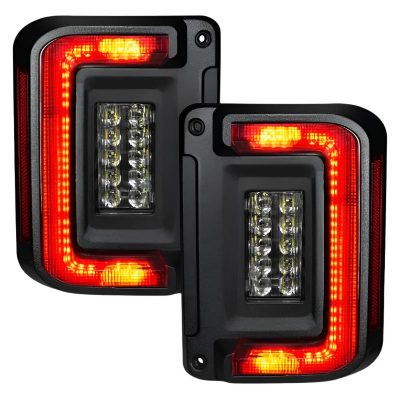 Oracle Lighting Jeep Wrangler JK Flush Mount LED Tail Lights - Black Ops Auto Works