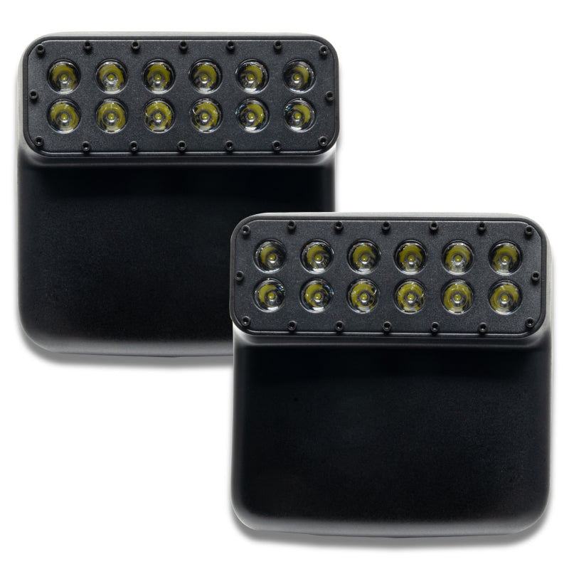 Oracle Lighting LED Off-Road Side Mirrors for Jeep Wrangler JL / Gladiator JT - Black Ops Auto Works