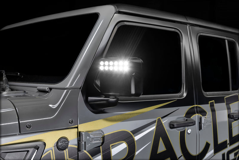 Oracle Lighting LED Off-Road Side Mirrors for Jeep Wrangler JL / Gladiator JT - Black Ops Auto Works