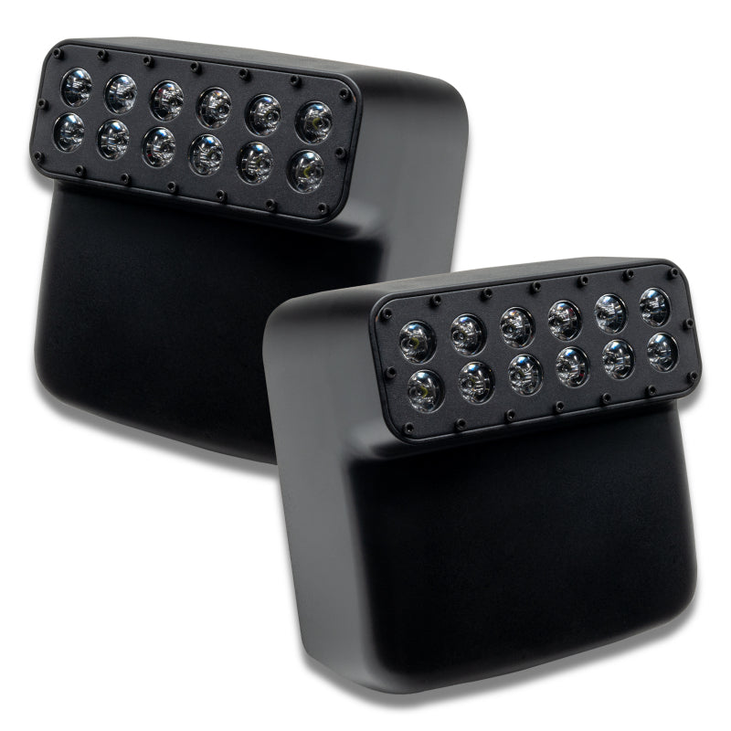 Oracle Lighting LED Off-Road Side Mirrors for Jeep Wrangler JL / Gladiator JT - Black Ops Auto Works