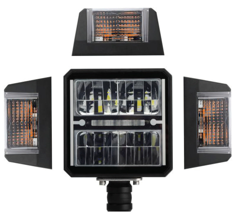 Oracle Lighting Multifunction LED Plow Headlight with Heated Lens 5700K - Black Ops Auto Works