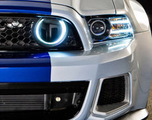 Load image into Gallery viewer, Oracle Ford Mustang 10-13 WP LED Fog Halo Kit (Grille Style) - White - ORACLE Lighting ORL1334-001
