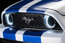 Load image into Gallery viewer, Oracle Ford Mustang 10-13 WP LED Fog Halo Kit (Grille Style) - White - ORACLE Lighting ORL1334-001