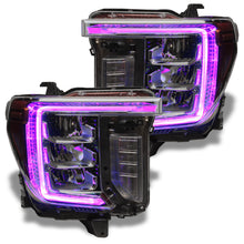 Load image into Gallery viewer, Oracle 20-21 GMC Sierra 2500/3500 HD RGB+W Headlight DRL Upgrade Kit - ColorSHIFT 2 - ORACLE Lighting ORL1451-333