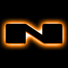 Load image into Gallery viewer, ORACLE Lighting Universal Illuminated LED Letter Badges - Matte Black Surface Finish - N - ORACLE Lighting ORL3141-N-005