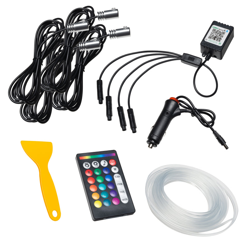 Oracle Fiber Optic LED Interior Kit - ColorSHIFT (4PCS) - ColorSHIFT - ORACLE Lighting ORL4233-333-4
