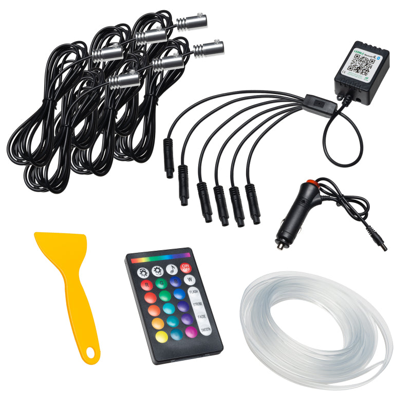 Oracle Fiber Optic LED Interior Kit - ColorSHIFT (6PCS) - ColorSHIFT - ORACLE Lighting ORL4233-333-6