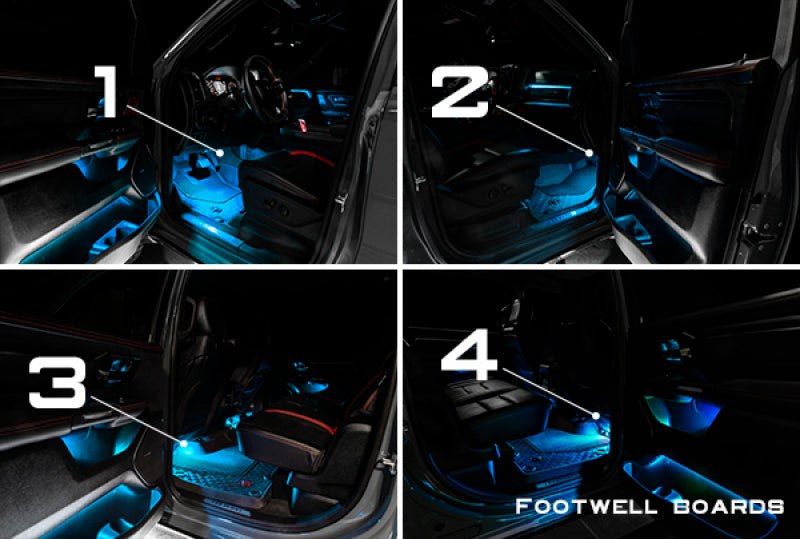 Oracle 19-22 RAM Complete Interior Ambient Lighting ColorSHIFT RGB Conversion Kit - ORACLE Lighting ORL4235-333