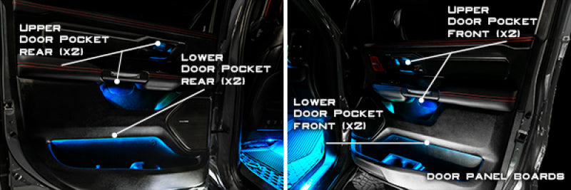 Oracle 19-22 RAM Complete Interior Ambient Lighting ColorSHIFT RGB Conversion Kit - ORACLE Lighting ORL4235-333