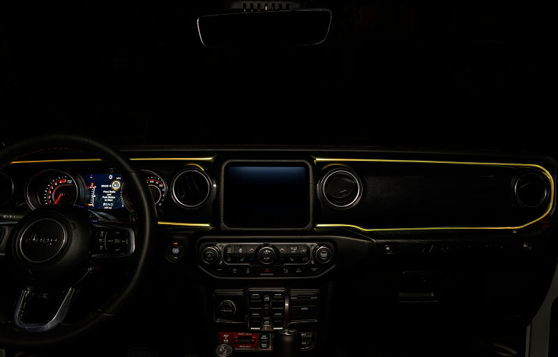 ORACLE Lighting Jeep Wrangler JL / Gladiator JT ColorSHIFT Fiber Optic LED Interior Kit - ORACLE Lighting ORL4236-333