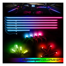 Load image into Gallery viewer, Oracle Lighting Dynamic Colorshift 18 Piece Universal Full LED Interior Dash Board Kit - ORL4240-332 - product view 1