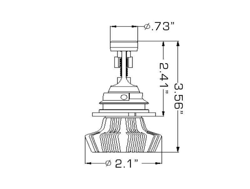 Oracle 9004 4000 Lumen LED Headlight Bulbs (Pair) - 6000K - ORACLE Lighting ORL5238-001