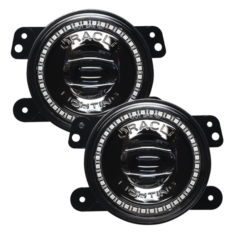 Oracle Jeep Wrangler JK/JL/JT High Performance W LED Fog Lights - ColorSHIFT - Dynamic - ORACLE Lighting ORL5846-332