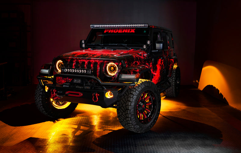 Oracle Jeep Wrangler JK/JL/JT High Performance W LED Fog Lights - ColorSHIFT w/o Controller - ORACLE Lighting ORL5846-334