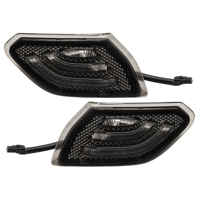 Oracle Jeep Wrangler JL Smoked Lens LED Front Sidemarkers - ORACLE Lighting ORL5853-504