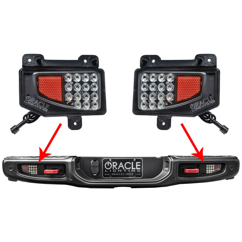 Oracle Rear Bumper LED Reverse Lights for Jeep Gladiator JT - 6000K - ORACLE Lighting ORL5878-504
