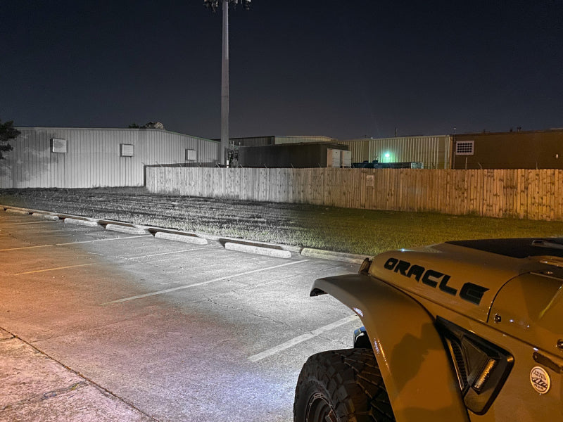 ORACLE Lighting 2019+ Jeep Wrangler JL / Gladiator JT Skid Plate w/ Integrated LED Emitters - Clear - ORACLE Lighting ORL5883