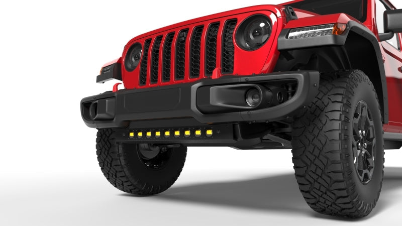 ORACLE Lighting 2019+ Jeep Wrangler JL / Gladiator JT Skid Plate w/ Integrated LED Emitters - Yellow - ORACLE Lighting ORL588