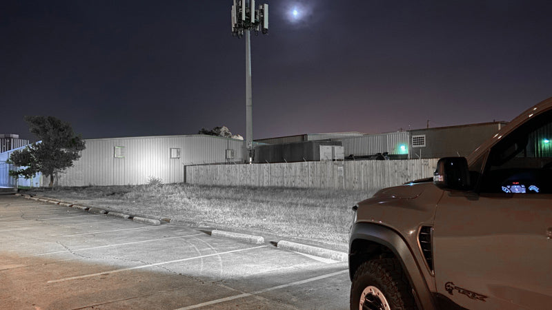 ORACLE Lighting 19-22 RAM Rebel/TRX Front Bumper Flush LED Light Bar System - White - ORACLE Lighting ORL5885-001