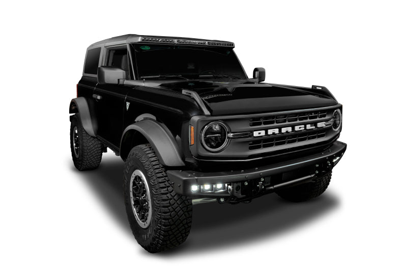 Oracle 2021+ Ford Bronco Integrated Windshield Roof LED Light Bar Black - ORACLE Lighting ORL5888-023