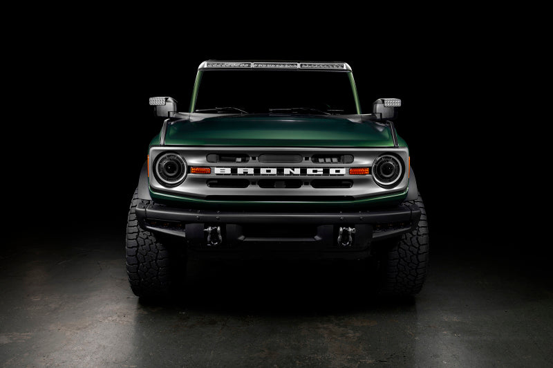 Oracle 2021+ Ford Bronco Integrated Windshield Roof LED Light Bar Grey - ORACLE Lighting ORL5888-023-MF