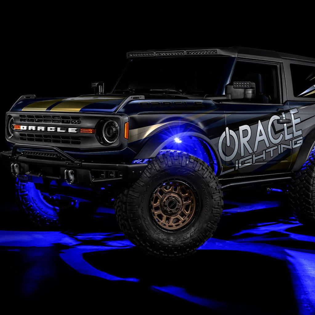 Oracle Underbody RGB+W Wheel Well Rock Light Kit - 8 PCS - Color SHIFT - ORACLE Lighting ORL5895-339-8