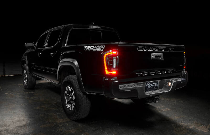Oracle Lighting 2016-2023 Gen 3 Toyota Tacoma Flush Style LED Tail Lights SEE WARRANTY - ORACLE Lighting ORL5911-504