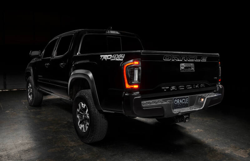 Oracle Lighting 2016-2023 Gen 3 Toyota Tacoma Flush Style LED Tail Lights SEE WARRANTY - ORACLE Lighting ORL5911-504