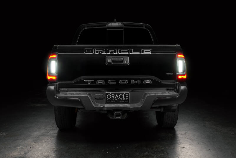 Oracle Lighting 2016-2023 Gen 3 Toyota Tacoma Flush Style LED Tail Lights SEE WARRANTY - ORACLE Lighting ORL5911-504