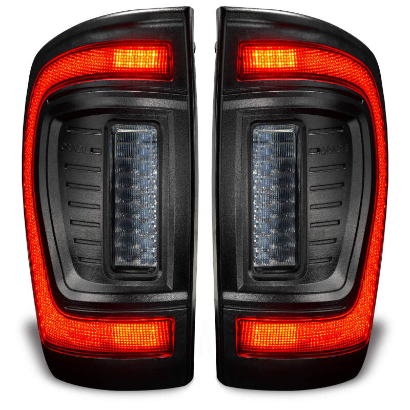 Oracle Lighting 2016-2023 Gen 3 Toyota Tacoma Flush Style LED Tail Lights SEE WARRANTY - ORACLE Lighting ORL5911-504