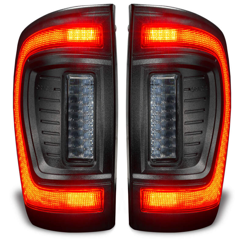 Oracle Lighting 2016-2023 Gen 3 Toyota Tacoma Flush Style LED Tail Lights SEE WARRANTY - ORACLE Lighting ORL5911-504