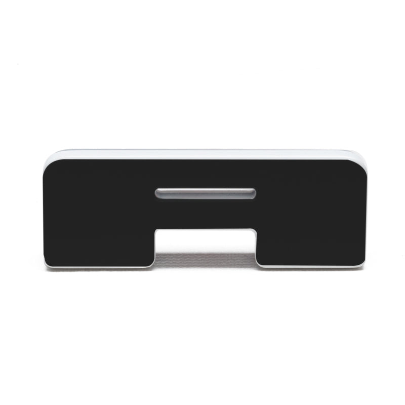 ORACLE Lighting Universal Illuminated LED Letter Badges - Matte Black Surface Finish - A - Black Ops Auto Works